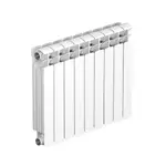 Радиатор биметаллический RIFAR BASE 500 09 секц. бок. собранный – вид 1