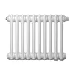 Радиатор труб. Zehnder Charleston 2050, 12 сек.1/2 бок.подк. RAL9016 (кроншт.в компл) – вид 1