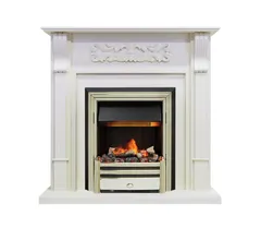 Каминокомплект Dimplex Venice - Фактурный белый с очагом Cavendish
