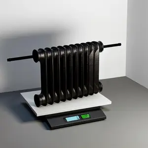 Учет веса одной секции чугунного радиатора при планировании системы отопления