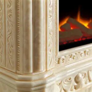 Каминокомплект Royal Flame Atlanta - Слоновая кость с очагом Dioramic 25 LED FX
