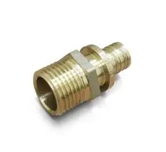 Муфта латунная VARMEGA Slide-fit с наружной резьбой 20х1/2