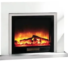 Каминокомплект Glenrich АСТОРИЯ Delux Sh 33BL белый c топкой SHARM 33 BL