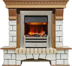 Каминокомплект Dimplex Pierre Luxe - Дуб / Белый (Высота 1020мм) с очагом Chesford