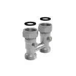 Набор для нижнего подключения радиатора Royal Thermo прямой 1/2" - 3/4" – вид 1