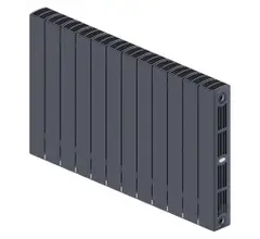 Радиатор биметаллический RIFAR SUPReMO Ventil 350 RAL 7035 14 секц. нижн. прав.