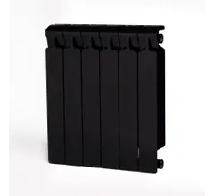 Радиатор биметаллический RIFAR MONOLIT Ventil 350 Антрацит 06 секц. нижн. лев.