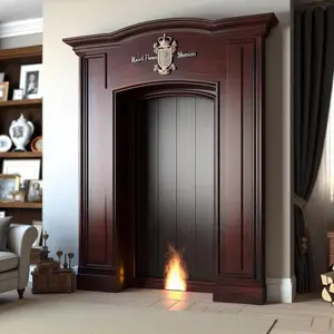 Портал Royal Flame Shateau - Темный дуб: элегантность и уют