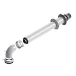 Горизонтальное коаксиальное окончание De Dietrich DY 871 PPS, Ø 60/100 мм, L= 800 мм – вид 1