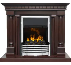 Каминокомплект Dimplex Dallas - Темный дуб с очагом Flagstaff