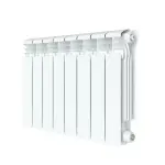 Радиатор алюминиевый RIFAR ALUM Ventil 350 08 секц. нижн. прав. 50 мм – вид 1