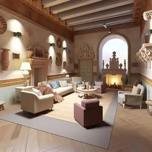 Портал Royal Flame Shateau - Темный дуб: выбор стиля