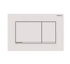 Клавиша смыва Geberit Sigma30 белый матовый/хром глянцевый/белый матовый (115.883.JT.1)