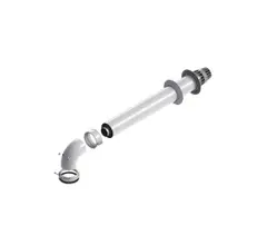 Дымоход концентрический Buderus DN60/100х1000мм горизонтальный,комплект