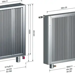 Стальной панельный радиатор Buderus: сравнение моделей