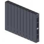 Радиатор биметаллический RIFAR SUPReMO Ventil 500 Титан 10 секц. нижн. прав. – вид 1