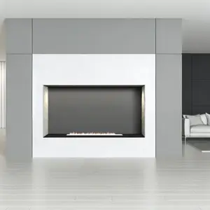 Портал Royal Flame Basel - Белый / Сланец серый для вашего дома