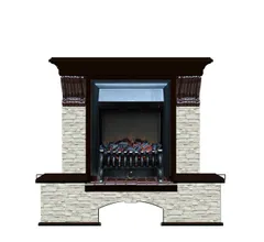 Каминокомплект Glenrich БОСТОН К ГО венге c топкой FOBOS BL