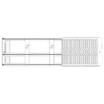 Стальной панельный радиатор Buderus K-Profil 30 600 1800 – вид 2