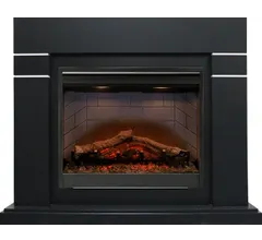 Каминокомплект Dimplex Lindos - Черный (Высота 985мм) с очагом Symphony 26'' DF2608-INT