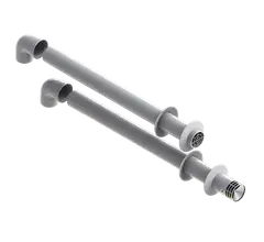 Горизонтальный коаксиальный дымоход De Dietrich DY 881 (PPS), ф110/150 мм