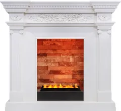 Каминокомплект Dimplex Amalfi - Белый дуб с очагом Cassette 400 LNH-INT PS (без дров)