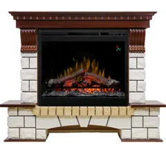 Каминокомплект Dimplex Pierre Luxe - Темный дуб / Белый с очагом Symphony 26'' DF2624L-INT