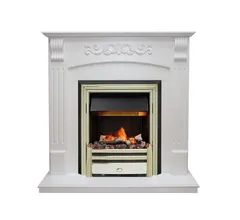 Каминокомплект Dimplex Sorrento угловой - Белый дуб с очагом Cavendish