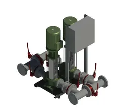 Насосная установка пожаротушения Wilo CO 2 MVI 7001/1/SK-FFS-R