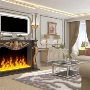 Портал Royal Flame Palace - Белый с серебром для вашего дома