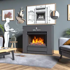 Каминокомплект Royal Flame Basel R белый черный для уюта