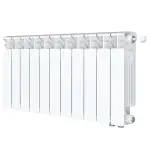 Радиатор биметаллический RIFAR BASE Ventil 350 11 секц. нижн. прав. – вид 1