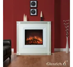 Каминокомплект Glenrich ЭРМИТАЖ A23 белый c топкой ARTE 23