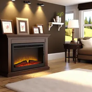 Портал Royal Flame Newport Темный дуб для уюта