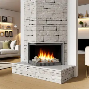 Угловой каминокомплект Royal Flame Pierre Luxe – стильный выбор