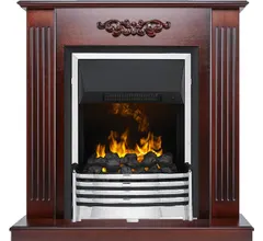 Каминокомплект Dimplex Lumsden - Махагон коричневый антик с очагом Flagstaff