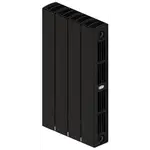 Радиатор биметаллический RIFAR SUPReMO Ventil 500 Антрацит 04 секц. нижн. прав. – вид 1