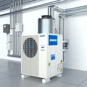 Чиллер с воздушным охлаждением Daikin EWYQ016BAWN - особенности