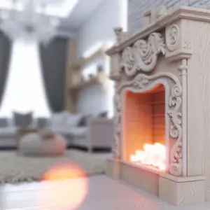 Каминокомплект Royal Flame Verona белый дуб для уюта