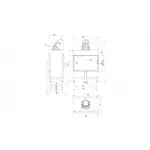 Топка Kratki LUCY 14кВт, 804мм, туннель, черная футеровка – вид 2