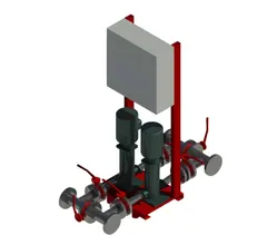 Насосная установка пожаротушения Wilo CO 2 Helix V 1603/SK-FFS-R-05