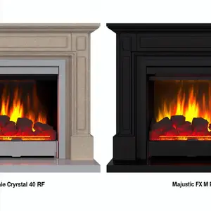 Очаг Royal Flame Crystal 40 RF: сравнение с Majestic FX M