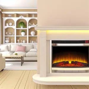 Электрокамин Royal Flame Sorrento белый дуб - уют в доме