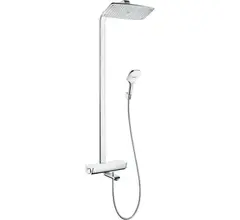 Душевая стойка Hansgrohe Raindance Select E белый/хром (27113400)
