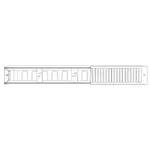 Стальной панельный радиатор Buderus K-Profil 21 300 800 – вид 2