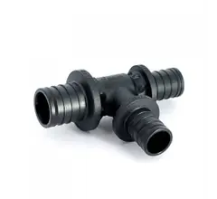 Тройник с уменьшенным боковым и торцевым проходами Rehau 25-16-20 РХ