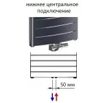 Биметаллический радиатор Rifar CONVEX V 500-18 титан – вид 4