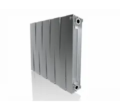 Биметаллический радиатор Royal Thermo PianoForte 500 new/Silver Satin - 10 секц.