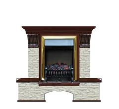 Каминокомплект Glenrich БОСТОН К ГО кр.дер c топкой FOBOS BR