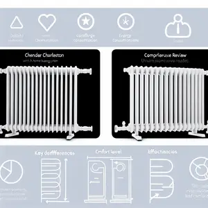 Радиатор Zehnder Charleston 3057/26 vs Completto 2050/20 - сравнение